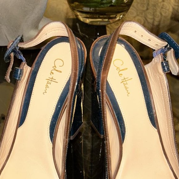 Cole Haan Women's Multi-Colored Square-Heeled Sandal - Picture 2 of 9